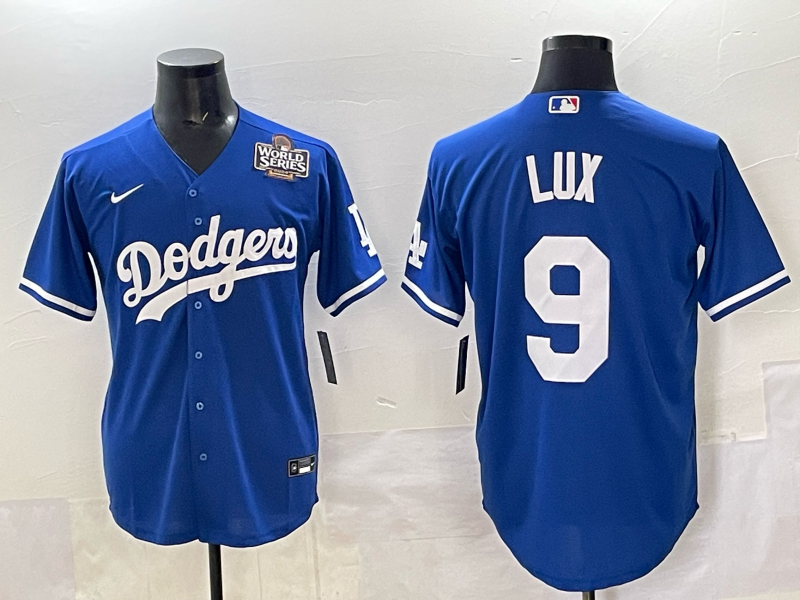 Men Los Angeles Dodgers 9 Lux blue Nike NFL 2025 jersey 006